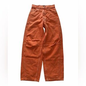 BDG High-Rise Extreme Baggy Orange Pants Size 24